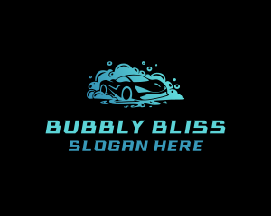 Car Bubbles Auto Wash logo design