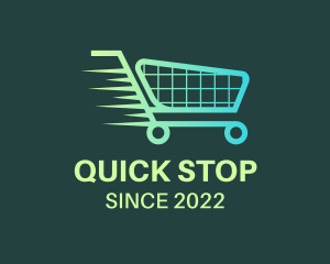 Fast Ecommerce Cart logo design