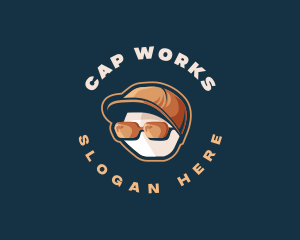 Cap Hiphop Streetwear logo design