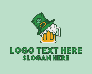 St. Patrick's Beer Pub logo design
