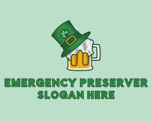 St. Patrick's Beer Pub logo design