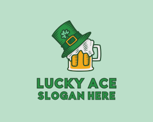 St. Patrick's Beer Pub logo design