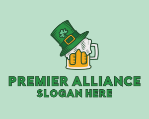 St. Patrick's Beer Pub logo design