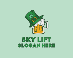 St. Patrick's Beer Pub logo design