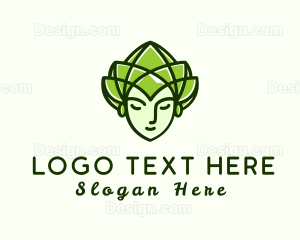 Elegant Flower Queen Logo