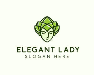 Elegant Flower Queen logo design