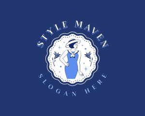 Lady Fashionista Clothing logo design