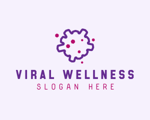 Micro Virus Influenza logo design