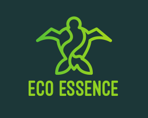 Eco Sea Turtle  logo design