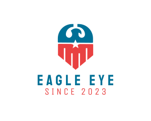 Eagle Patriotic Crest logo