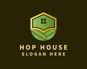 Garden Leaf House logo design