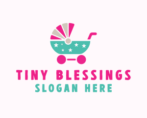 Star Baby Stroller logo design