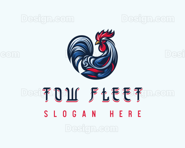 Chinese Zodiac Rooster Logo