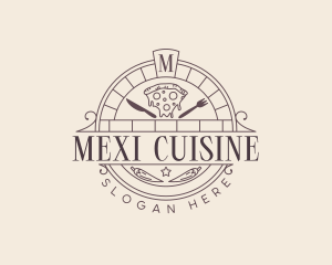 Oven Pizza Cuisine logo design