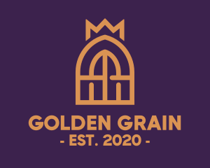 Golden Royal Window  logo design