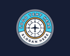 Aircraft Aviation Compass logo