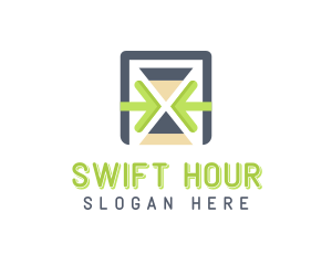 Tech Time Hourglass logo