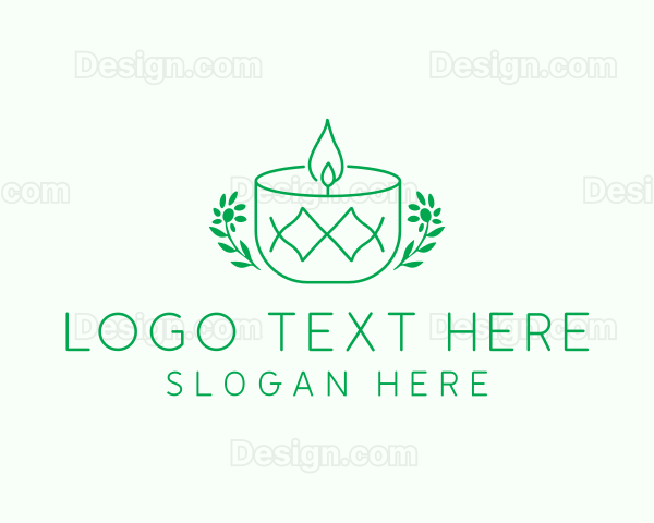 Candle Flower Decor Logo