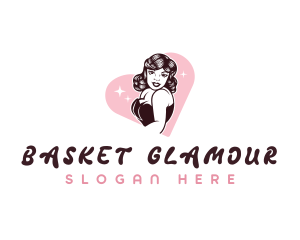 Sexy Retro Lady logo design