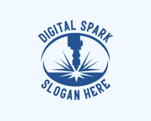 Laser Spark Machinery logo design