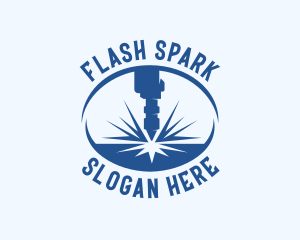 Laser Spark Machinery logo design