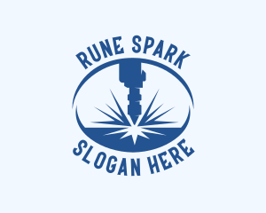 Laser Spark Machinery logo design