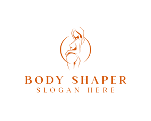 Nude Body Woman logo design