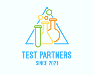 Lab Flask & Test Tube logo