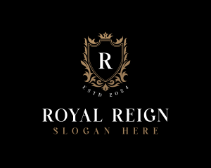 Royal Event Shield logo design