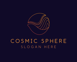 Gradient Sphere Wave logo