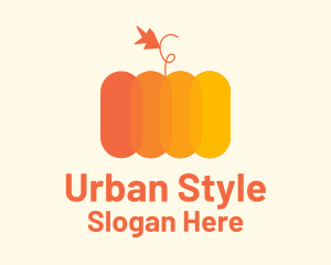 Modern Pumpkin Vegetable Logo
