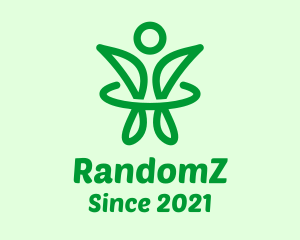 Green Healthy Person logo