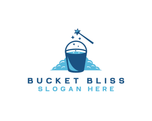 Clean Pail Bucket logo design