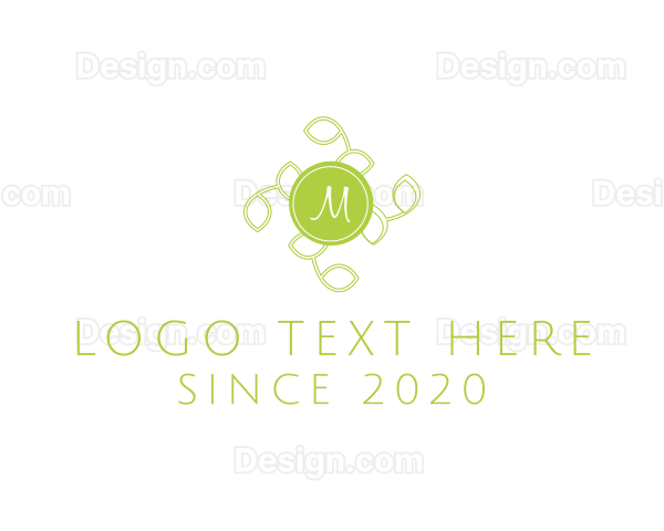 Organic Herbal Leaf Logo