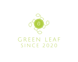 Organic Herbal Leaf logo design