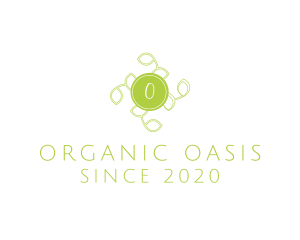 Organic Herbal Leaf logo design