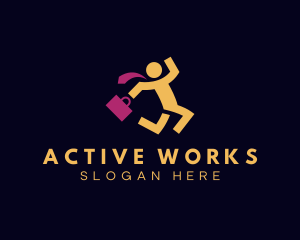 Employee Worker Job logo design