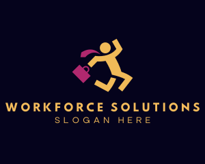 Employee Worker Job logo design