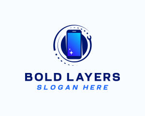 Mobile Phone Electronics logo design