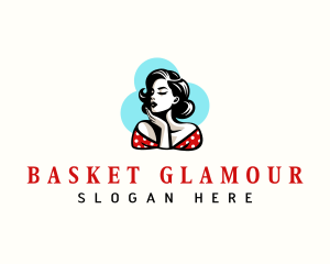 Retro Pinup Fashion logo design