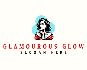 Retro Pinup Fashion logo design