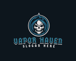 Monster Skull Reaper logo design