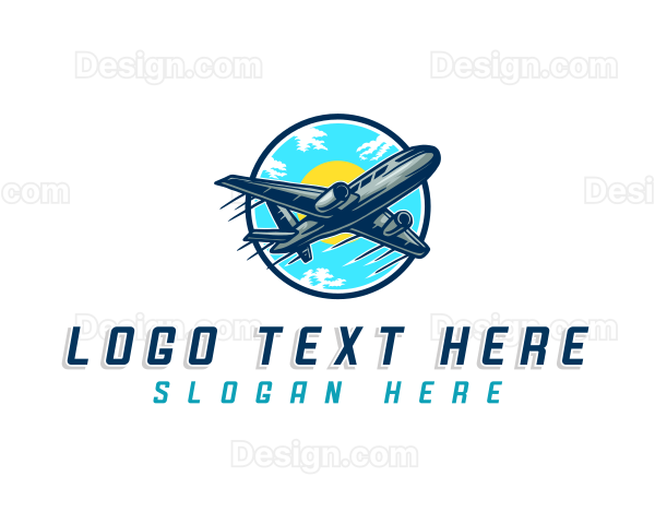 Aviation Airplane Travel Logo