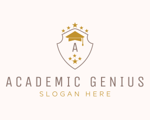 Shield College Academy logo design