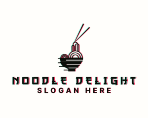 Glitch Asian Noodle logo
