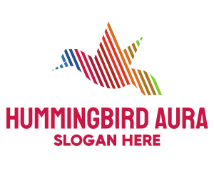 Stripes Hummingbird logo