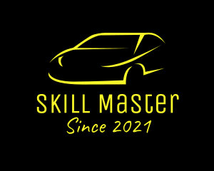 Yellow Sports Car  logo design