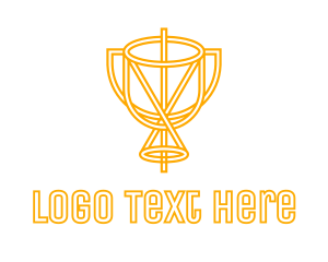 Yellow Chalice Outline logo
