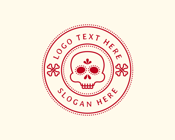 Calavera Skull Bone  logo