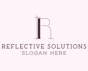 Modern Business Letter R logo design